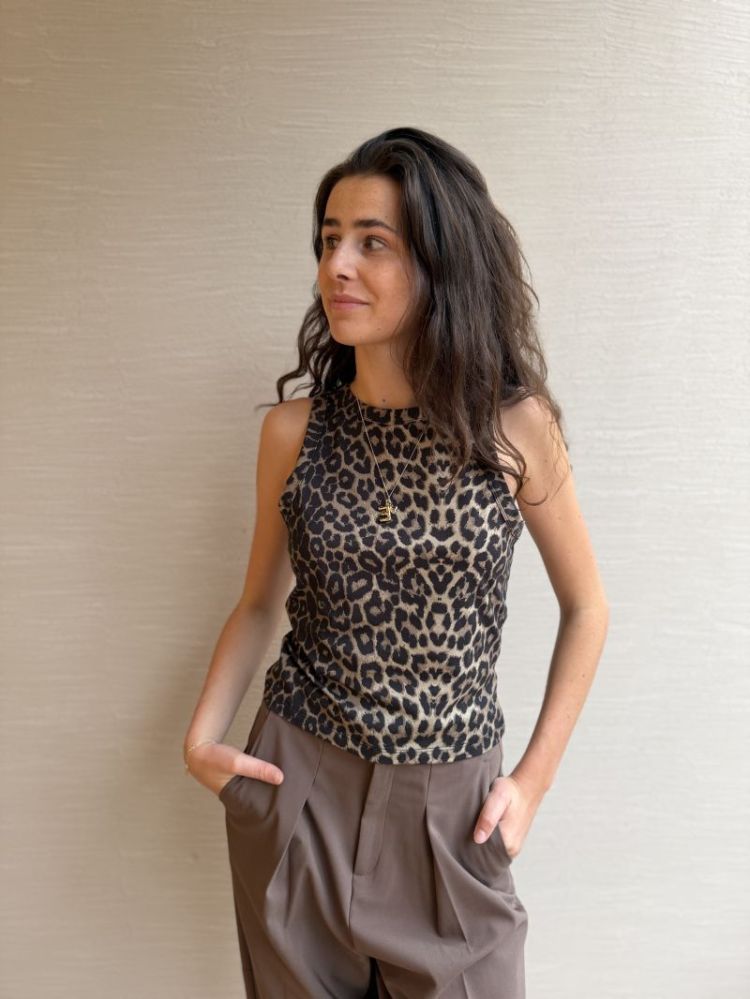 Jaxson-M anceline top Leopard mist