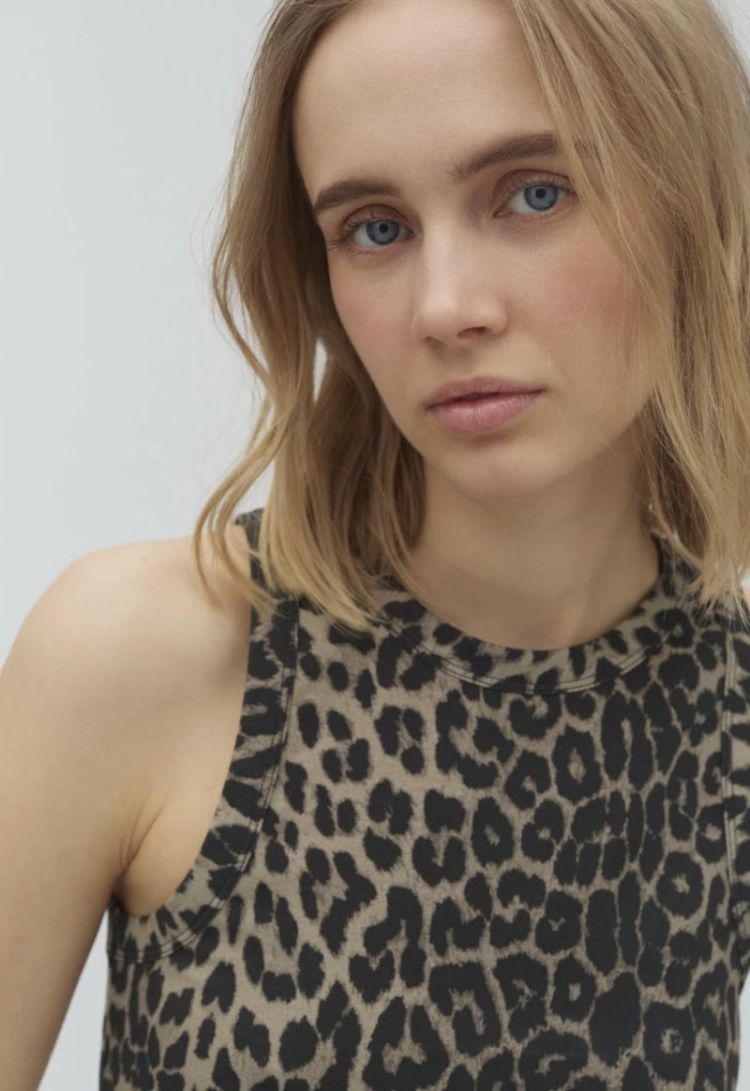 Jaxson-M anceline top Leopard mist