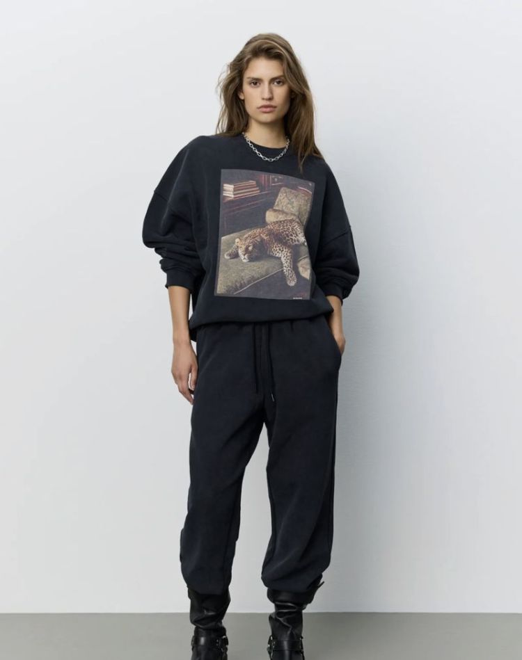 Parossw oversize sweatshirt Washed black