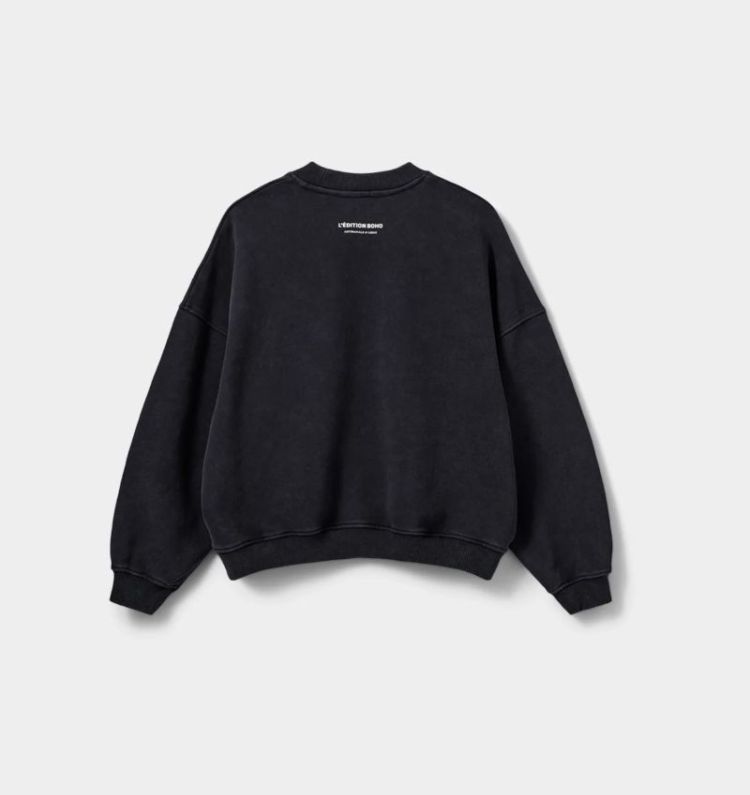 Parossw oversize sweatshirt Washed black