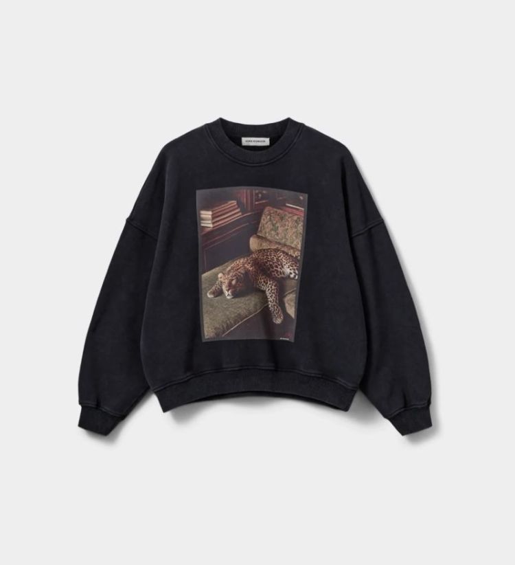 Parossw oversize sweatshirt Washed black