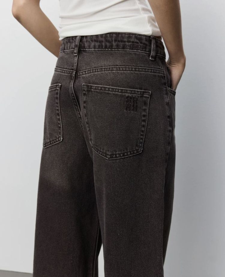 Venicesw mid waist jeans Dark plum