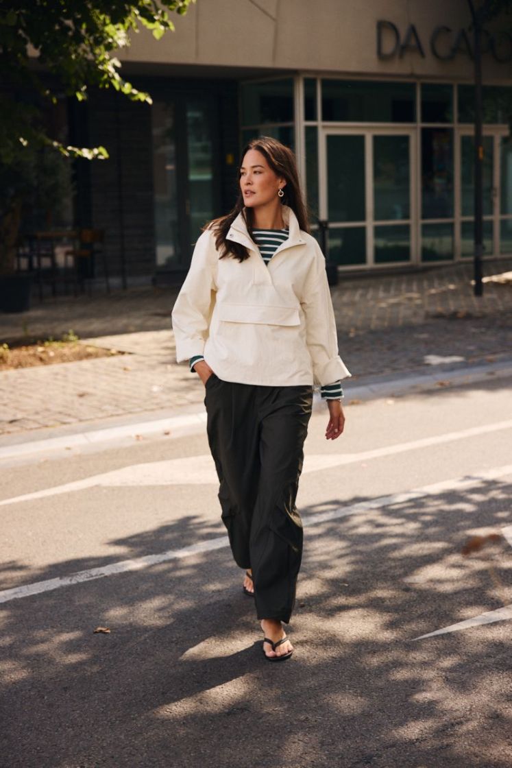 Laikasw half zip jacket Cream
