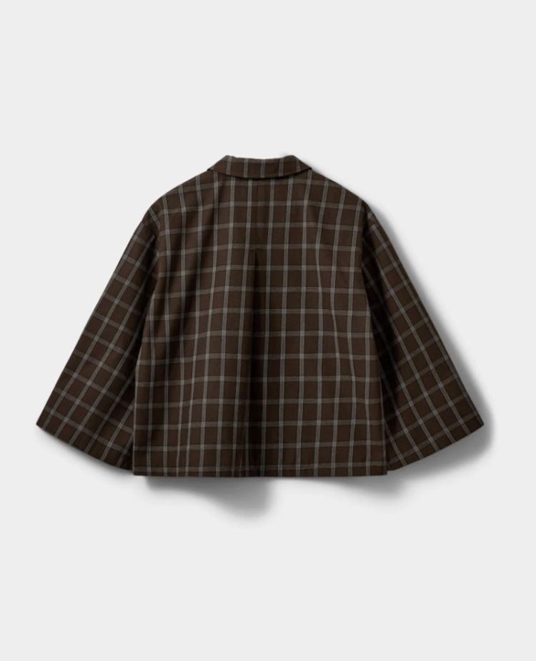 Agatha sw jacket Brown check