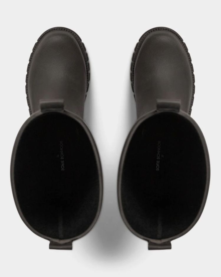 Nunnesw rubber boot dark brown