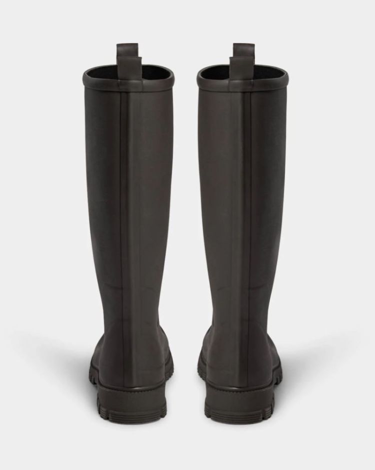 Nunnesw rubber boot dark brown