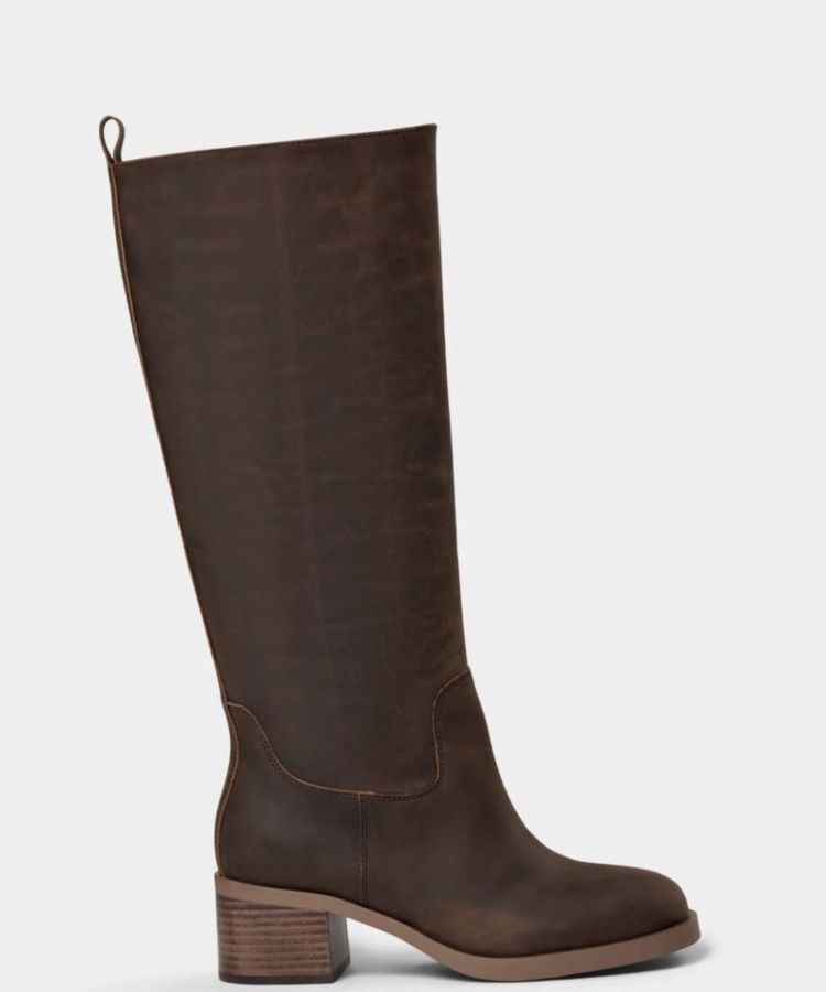 Filliasw knee high boot Dark brown