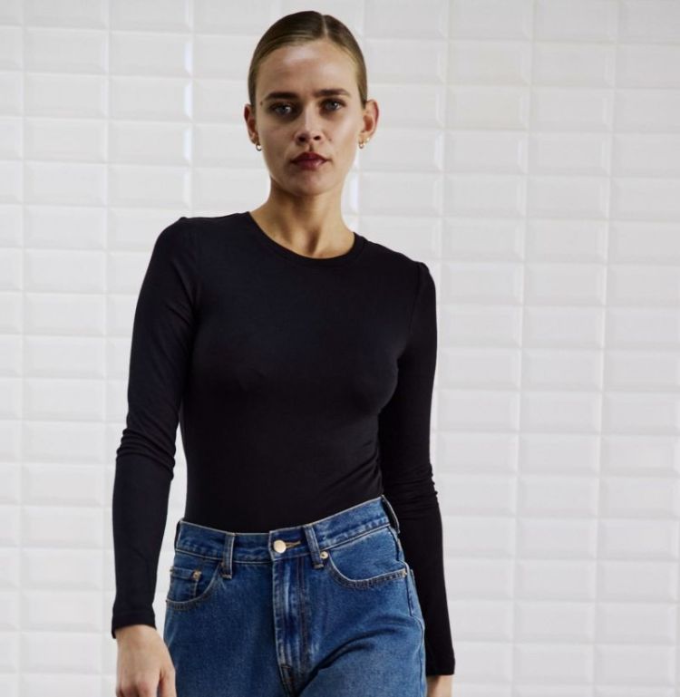 Wbljosefine ls tee  Black