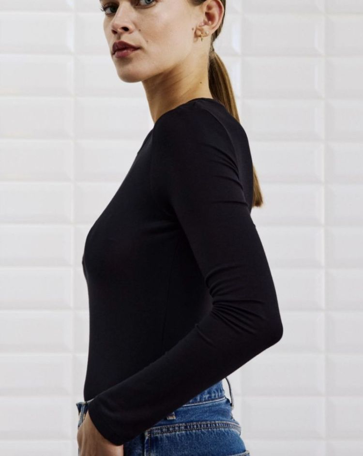 Wbljosefine ls tee  Black