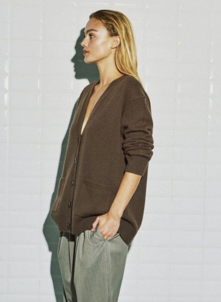 Wblcamilla ls cardigan Cookie brown