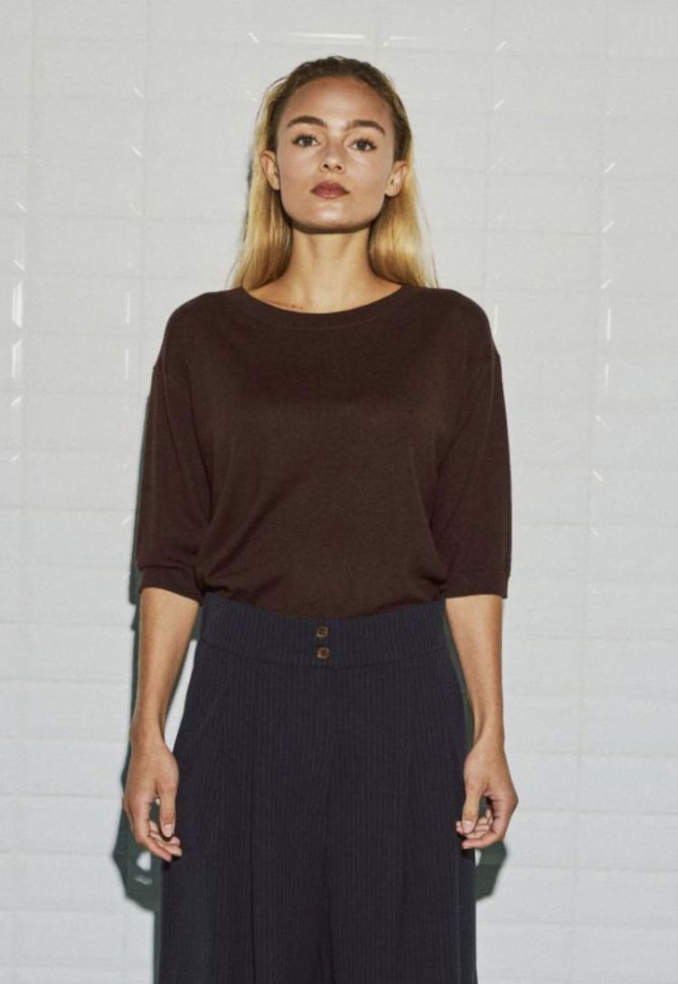 Wblkai SS pullover Aubergine