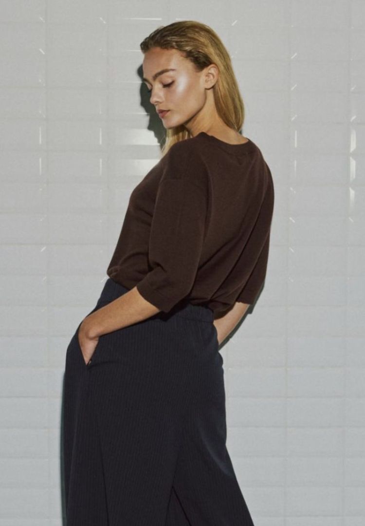 Wblkai SS pullover Aubergine