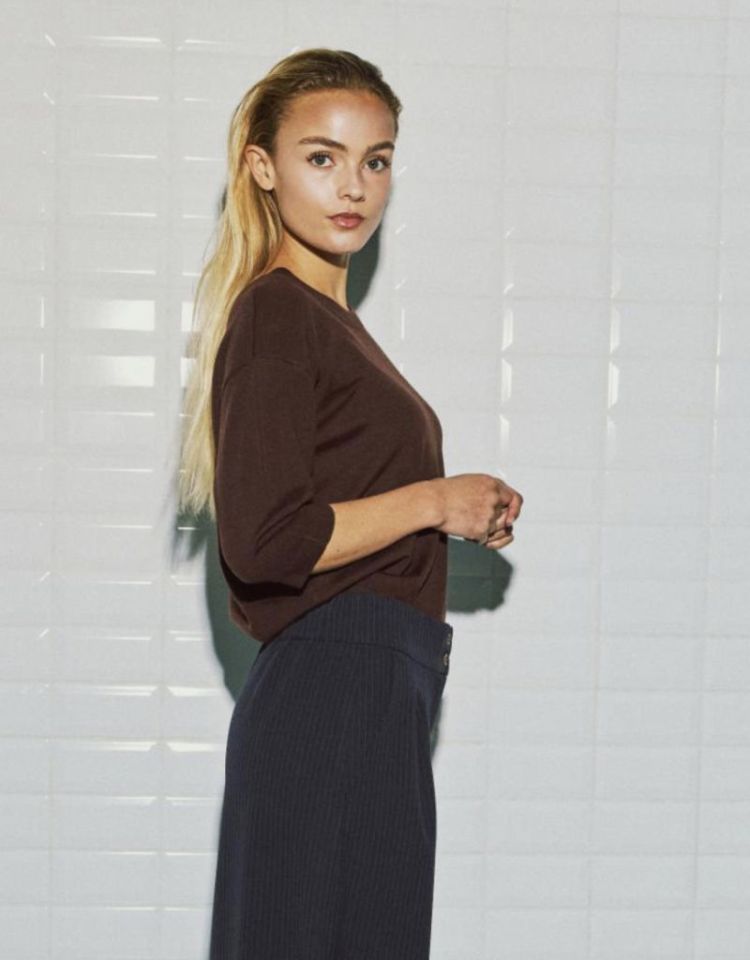 Wblkai SS pullover Aubergine