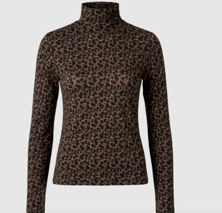 wbllena ls turtleneck Leo print