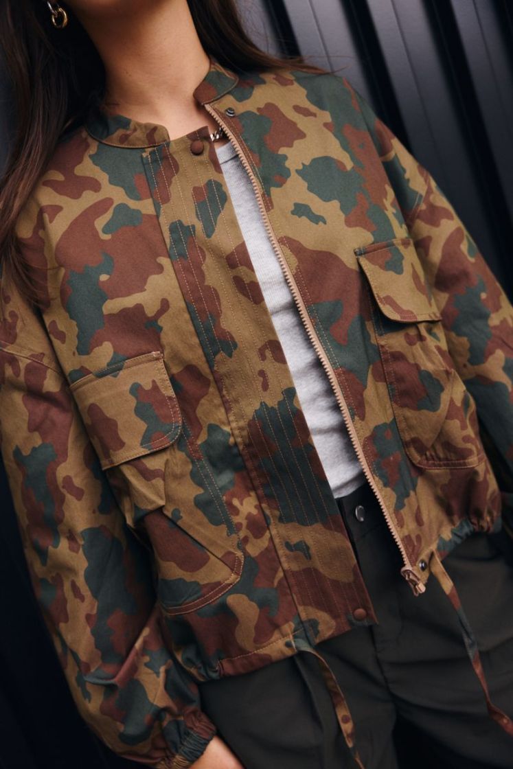Wblleah ls camo jacket Camo print gree