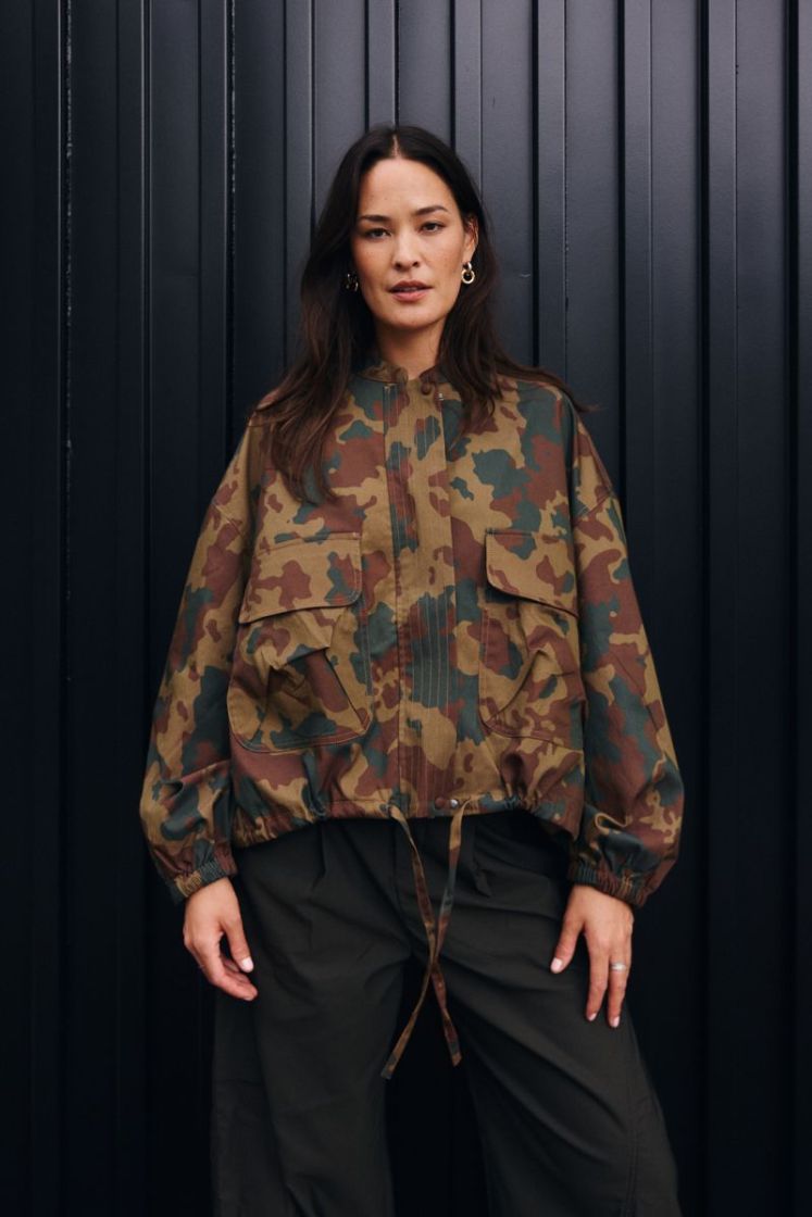 Wblleah ls camo jacket Camo print gree