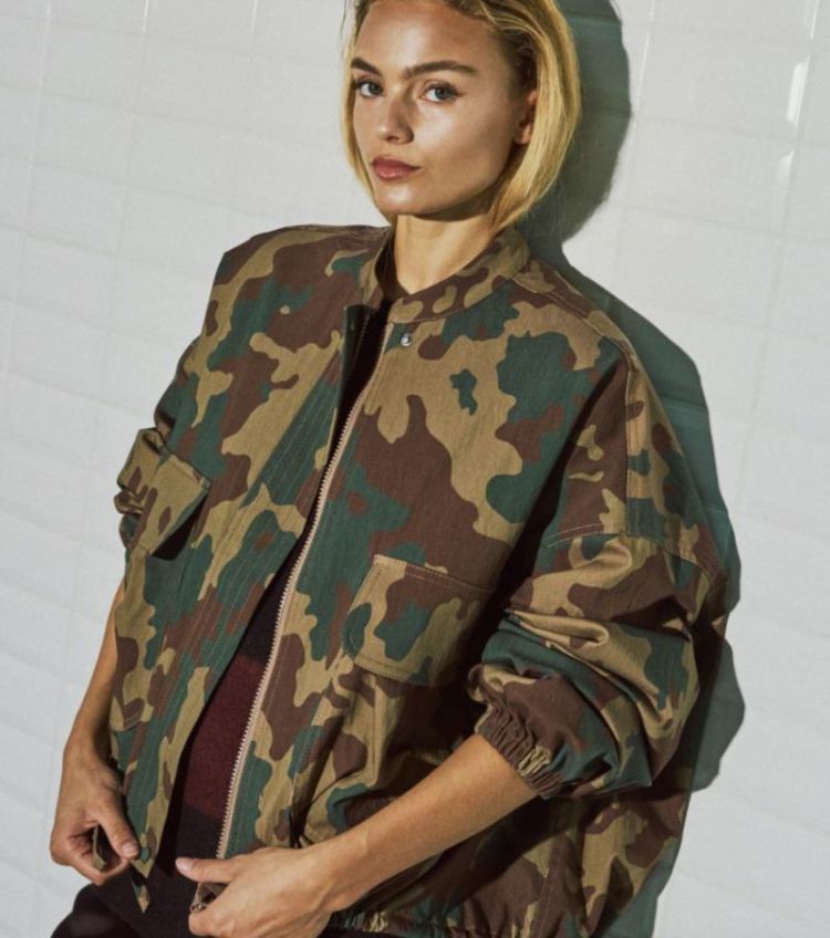 Wblleah ls camo jacket Camo print gree