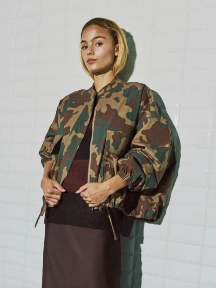 Wblleah ls camo jacket Camo print gree