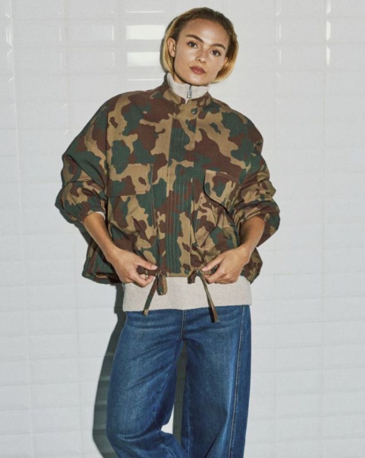 Wblleah ls camo jacket Camo print gree