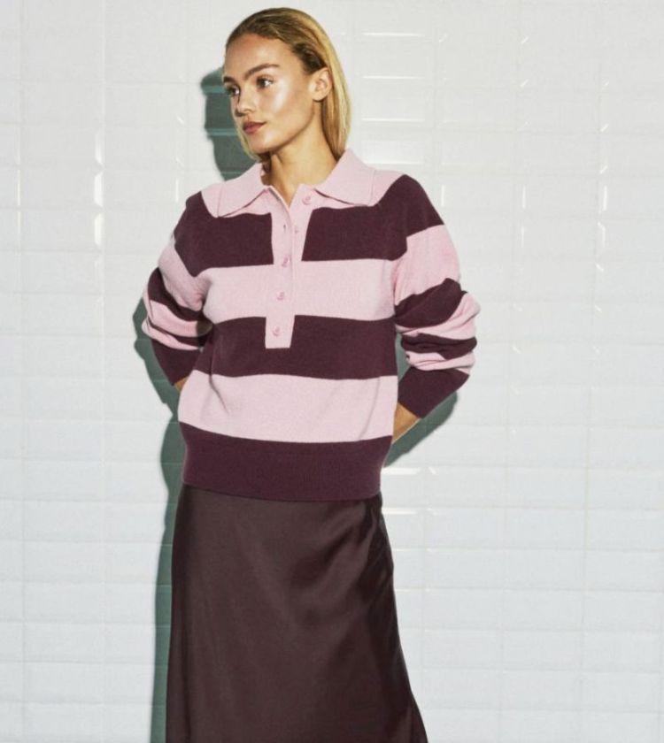 Wblmonroe polo pullover Windsor wine ro