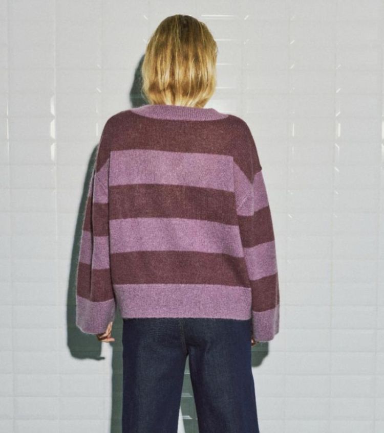 Wblnikita ls pullover Blackberry stri