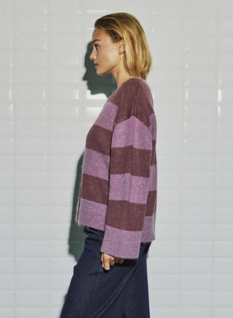 Wblnikita ls pullover Blackberry stri