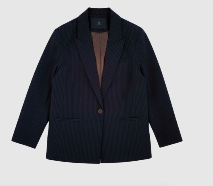 Wbllily tailored blazer  navy pinstripe 