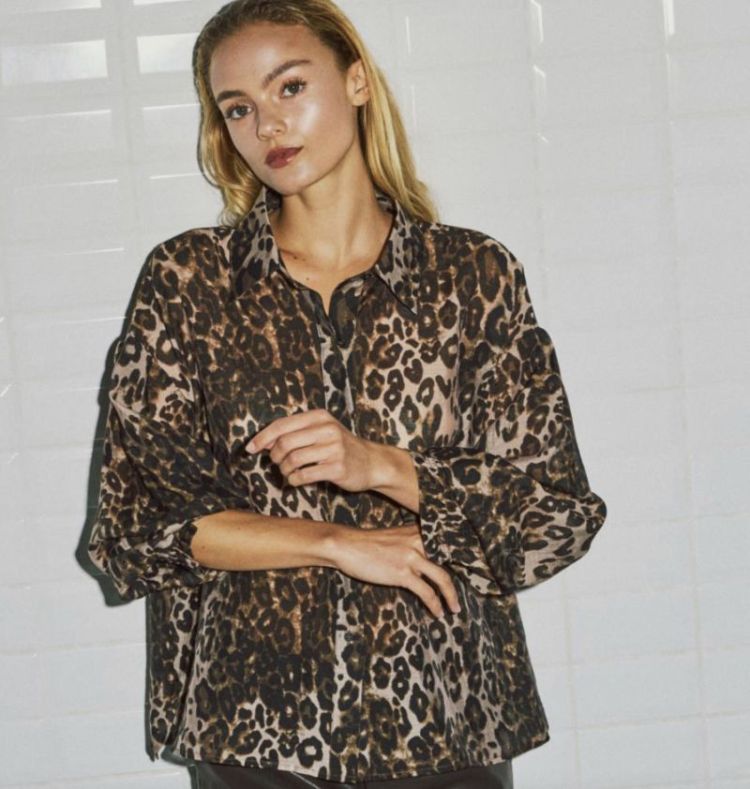 Wblannika leo ls shirt  Leo print