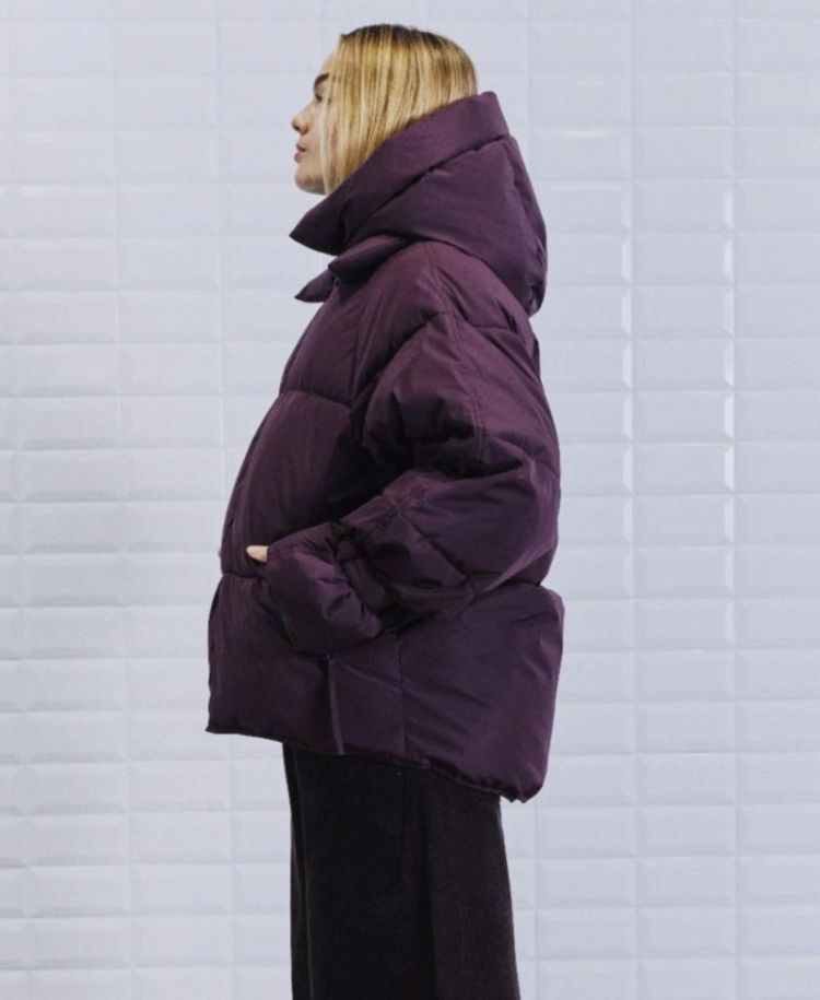 Wblkylie real down jacket Windsor wine ro
