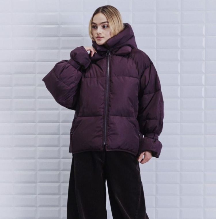Wblkylie real down jacket Windsor wine ro