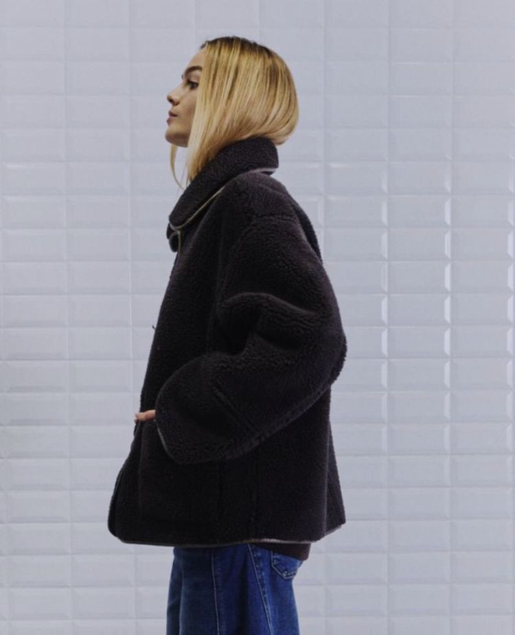 Wbliris bonded jacket  Cookie brown 