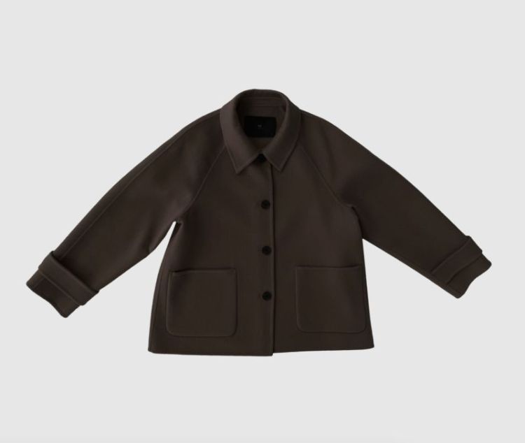 Wnmlucia mel wool jacket Dark brown