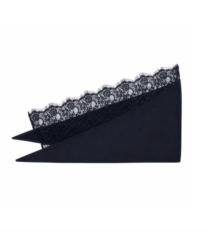 Virgine lace scarf Night sky