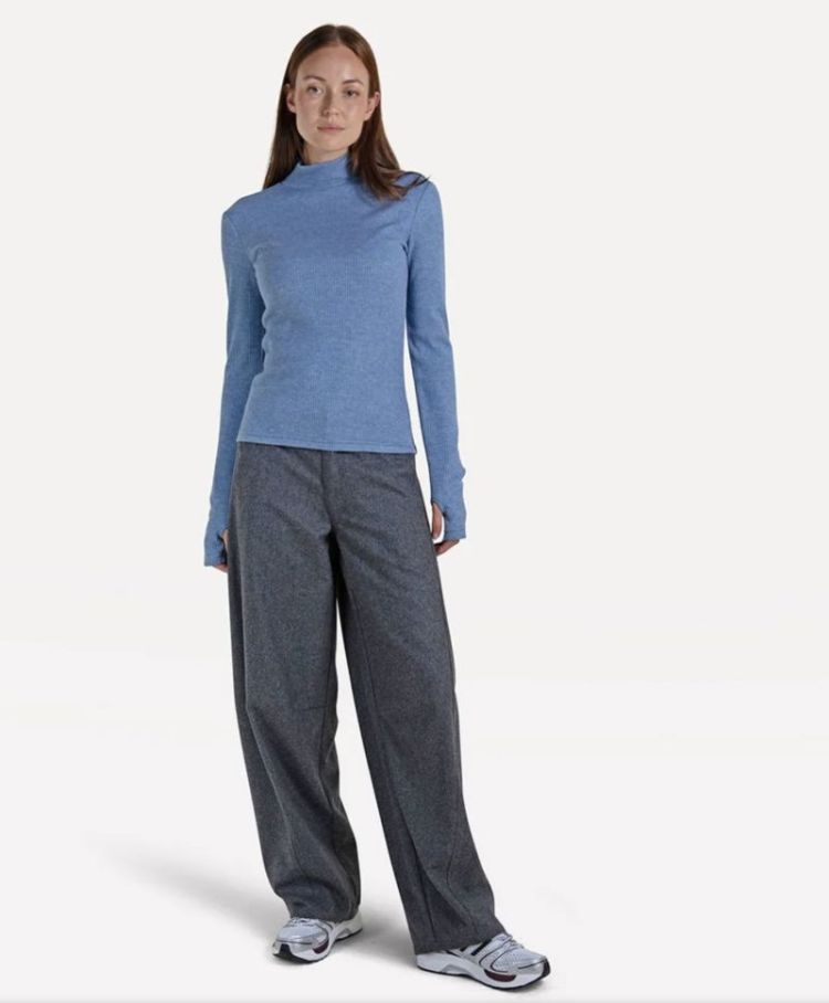 Vicky wool pants  Dark grey melee