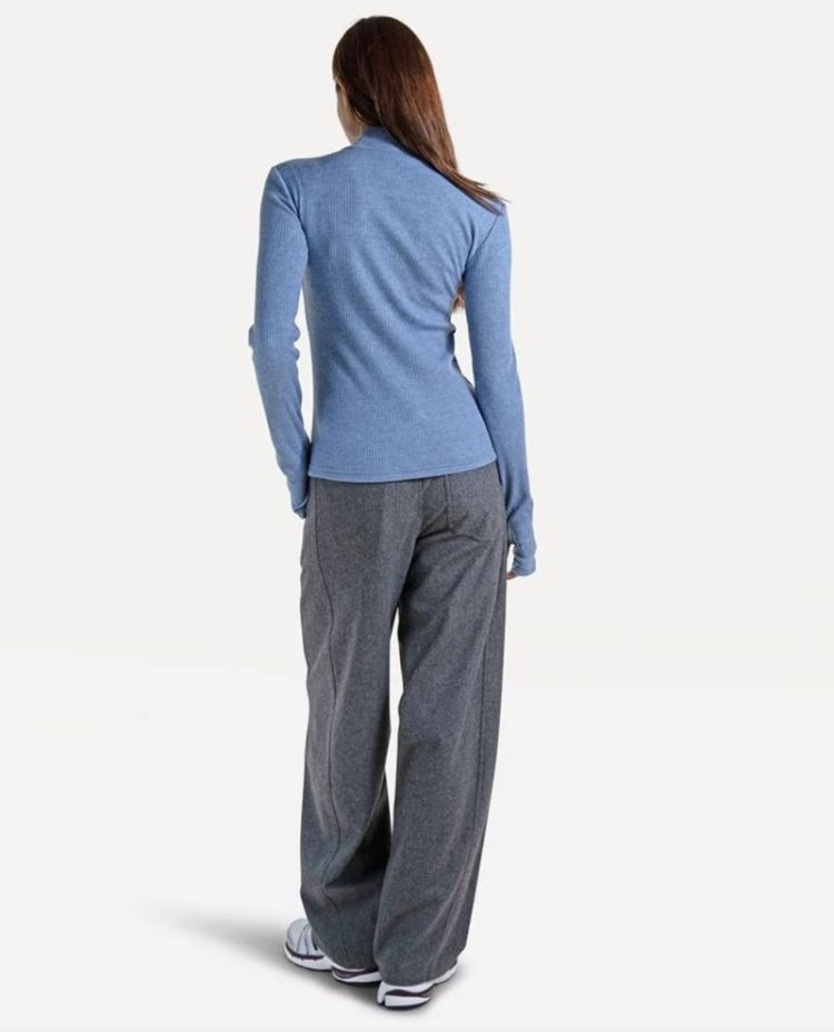 Vicky wool pants  Dark grey melee