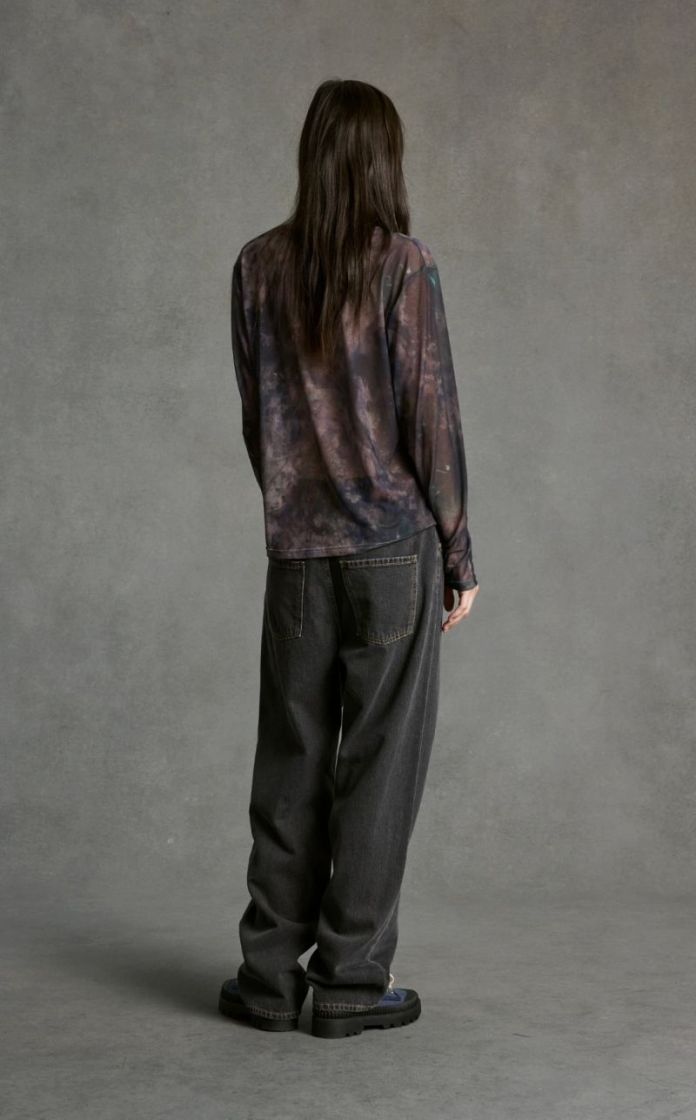 Top ML col rond resille Cosmos 