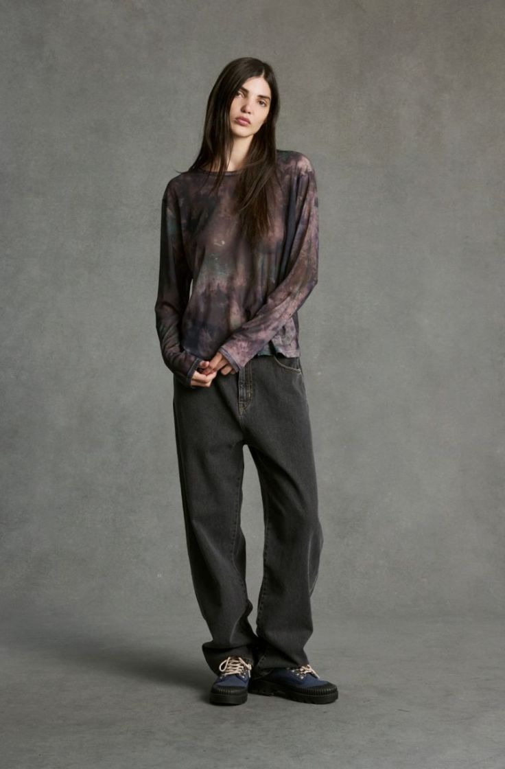 Top ML col rond resille Cosmos 