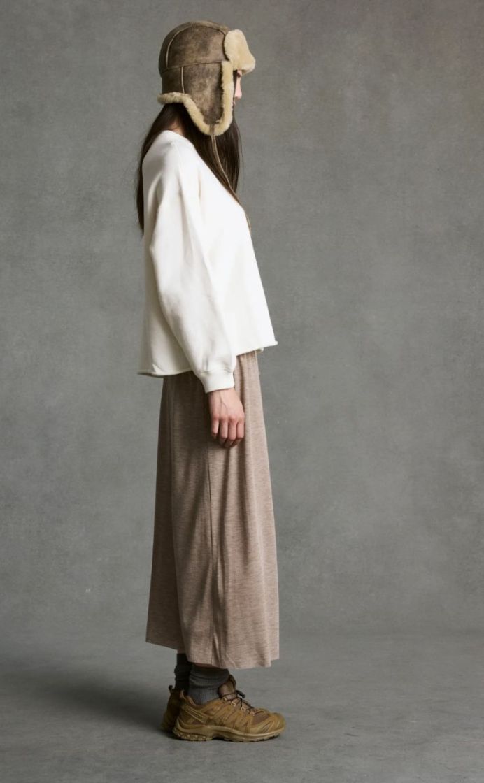 Pull ML col rond  Cream