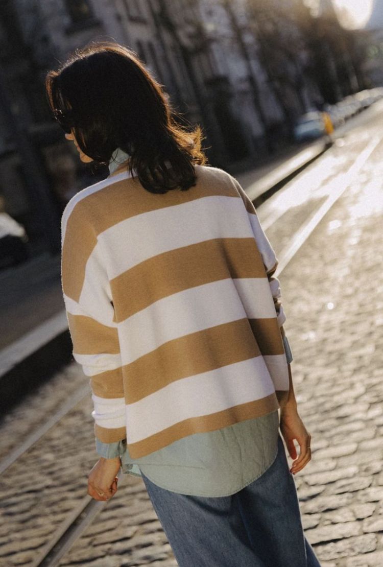 Chloé knit  Camel / offwhit