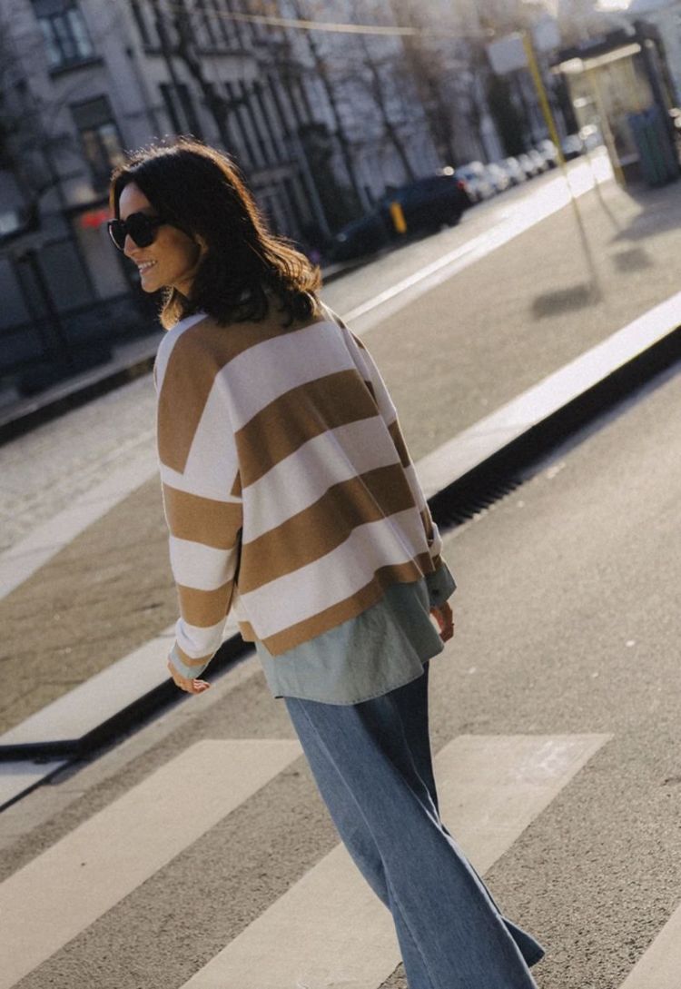 Chloé knit  Camel / offwhit