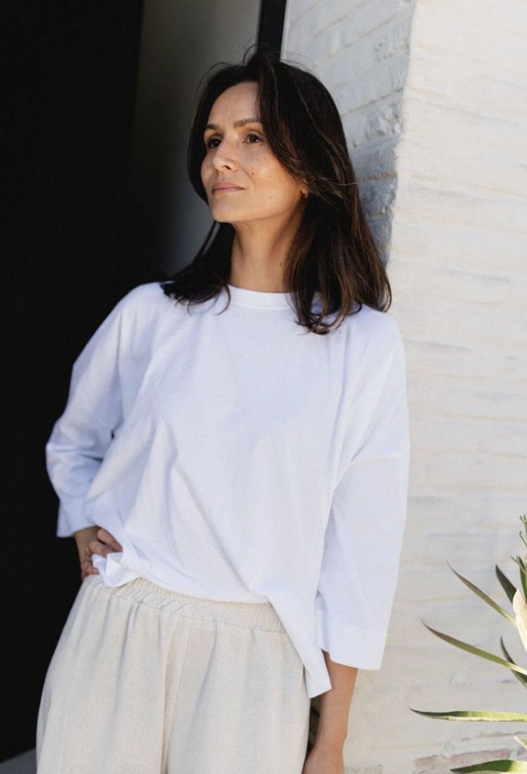 Claudia longsleeve top Offwhite