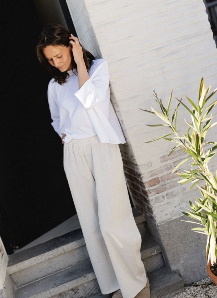 Claudia longsleeve top Offwhite
