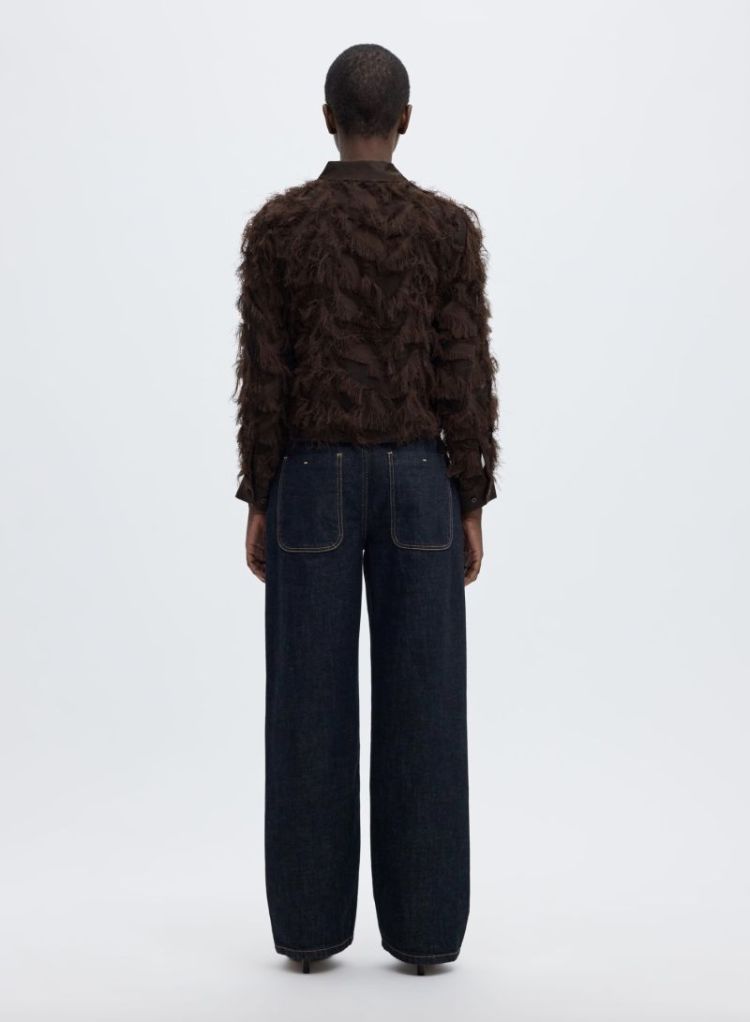Slwmyline ls fluffy cropped sh Delicioso