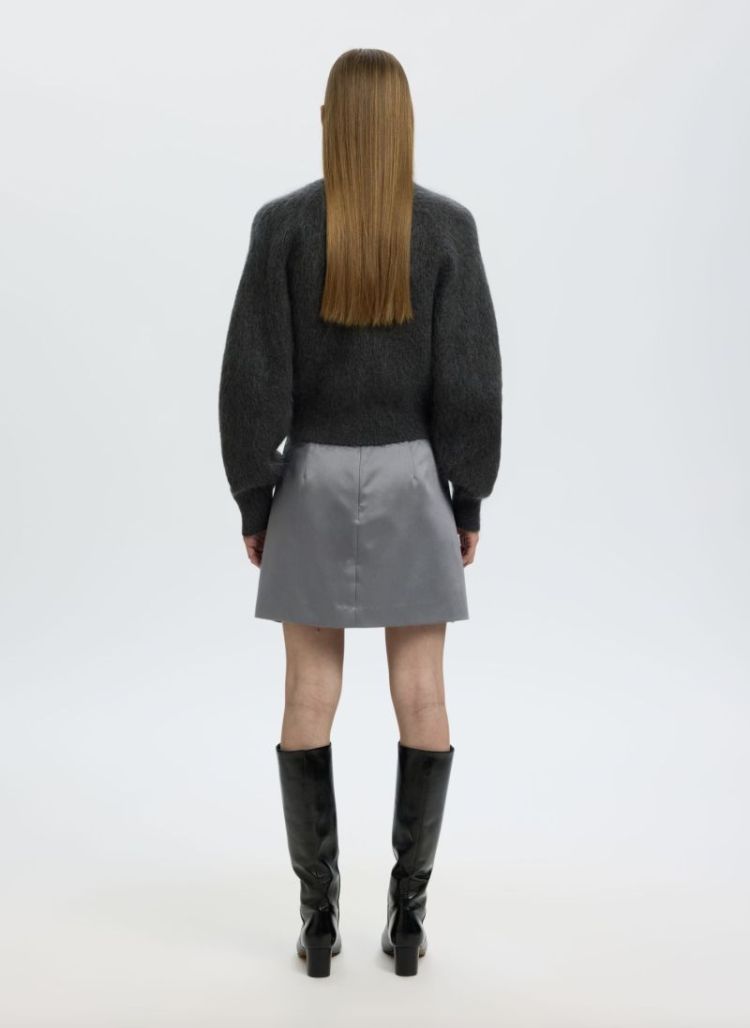 Slwathena mw short skirt  Asphalt 