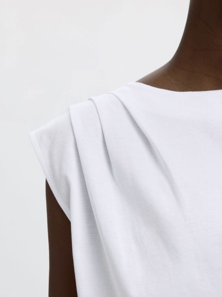 Slfcalli sl top Bright white