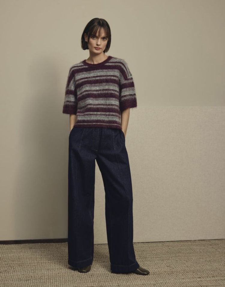 Mschsana Lis Pants Dark blue wash