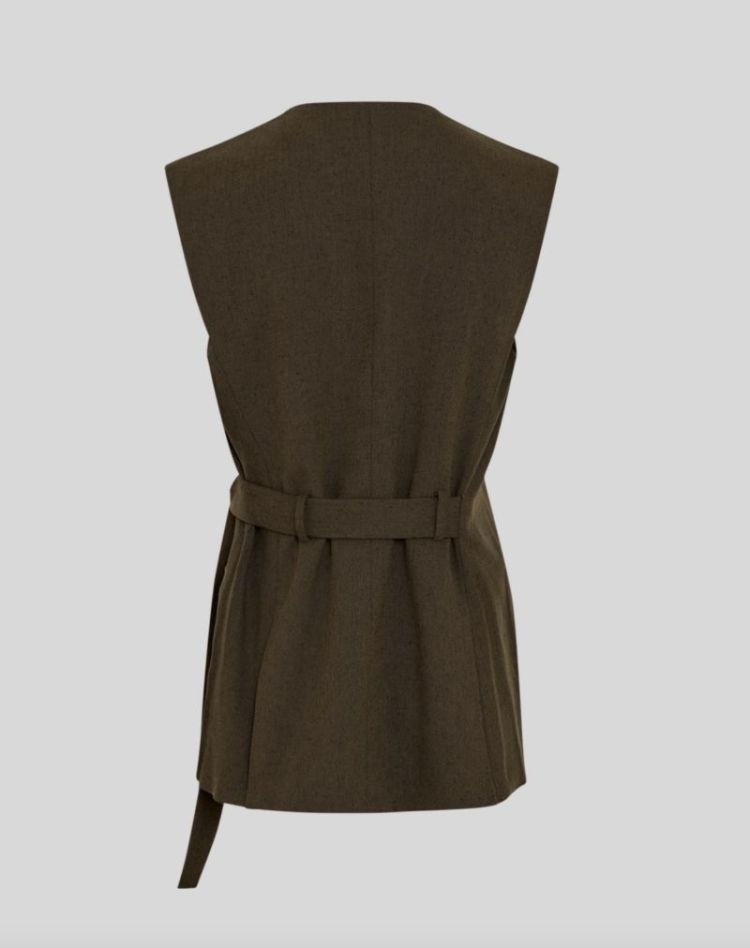 MschCabrie waistcoat Forest N mel