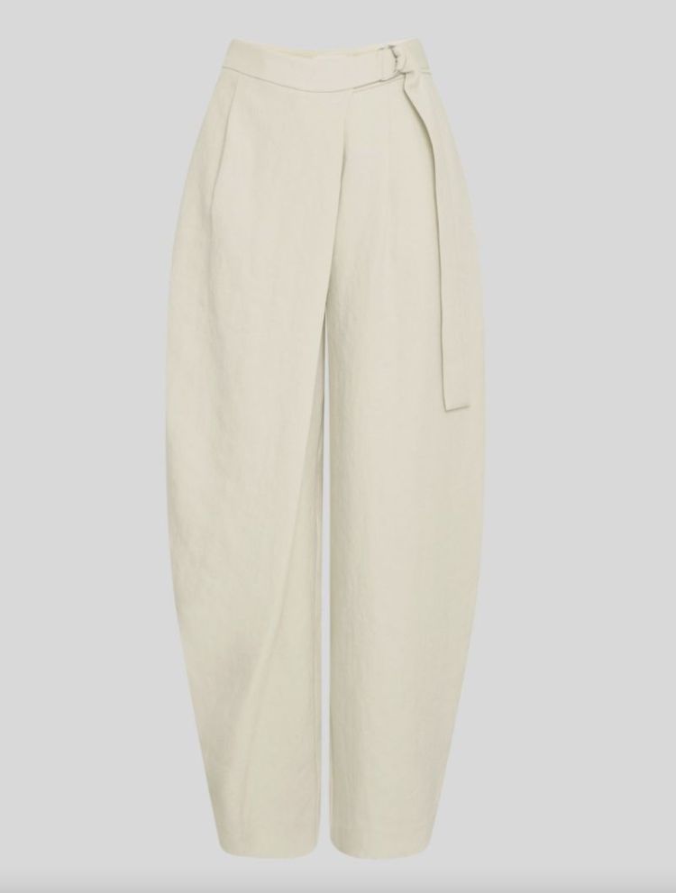 Mschzein Esteriane HW Pants Bleached sand