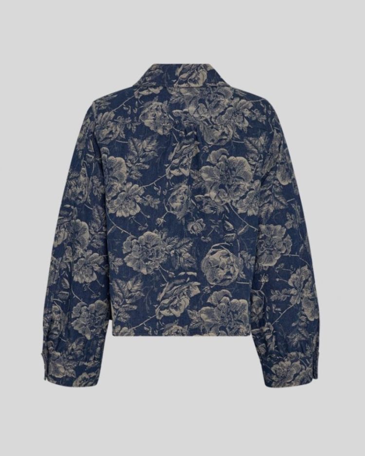 Mschtita shirt  Mid blue flower