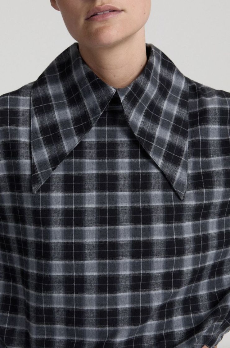 Babette dress Grey checked